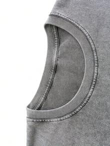 Retro Washed T-Shirt Single-Sided Printed (230 Pure Cotton T-Shirt) 'YESHUA HE SAVES'  Letter And Pattern Print, Christian Gift, Mens TShirt, Mens Shirt Casual, Comfortable, Fashionable T-Shirt, Street Style Cotton